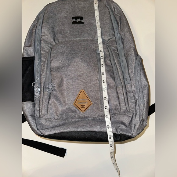 Billabong Command Backpack Grey Heather 29L Laptop Compartment School Travel - Picture 10 of 10